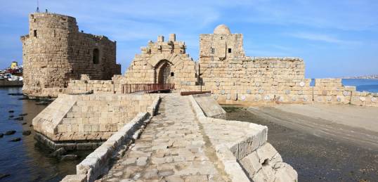 Gateway to the Castle of the Sea, Sidon, Lebanon