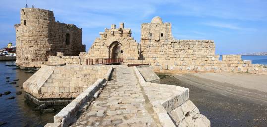Gateway to the Castle of the Sea, Sidon, Lebanon