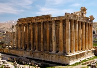 Baachus Temple, Baalbek Lebanon. Part of the spectacular Roman Temple Complex of Baalbek