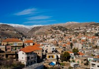 Zahle, Bekaa Valley. The picturesque village located in Lebanon's scenic wine region