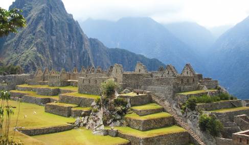 Machu Picchu ruins in Peru