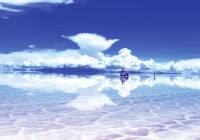The stunning mirror like reflection of the Uyuni Salt flats in Bolivia - a highlight of our Bolivia 