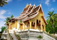Luang Prabang's famous Royal Palace as seen on our Laos Tours.