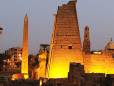 Luxor Temple at night