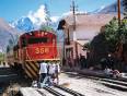 The train that takes you to Machu Picchu
