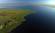 An aerial shot of Gorongosa National Park