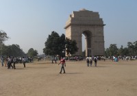 India Gate in bustling Delhi