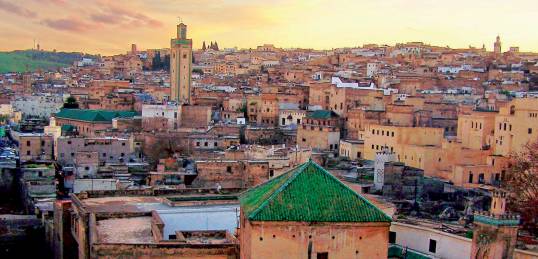Djemaa el Fna by nightfall