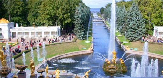The Summer Gardens of Peterhof in St Petersburg