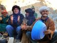 Berbers and travellers enjoying a sing song