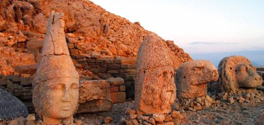 The statues at Nemrut Dagi