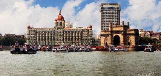 A veiw of the Mumbai coastline