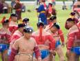 Wrestlers prepare for the Nadaam Festival in Mongolia