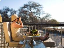 Wildlife spotting from a lodge in Etosha