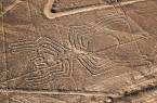 An aerial view of some of the Nazca Lines