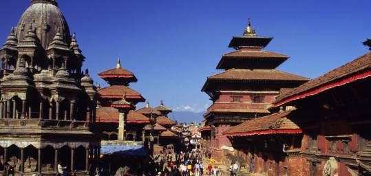 Patan Durbar Square in Kathmandu Nepal