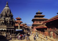 Patan Durbar Square in Kathmandu Nepal