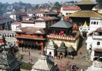 A view of the streets in Durbar Square, Kathmandu