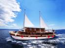 One of the Croatia Sailing ships at sea