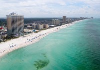 The white sandy beach in Panama City - relax in the sun in the city on our Central America tours.