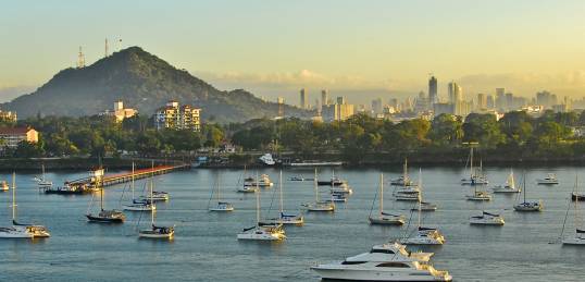 A stunning view of Panama city - check it out for yourself on a Central America tour.