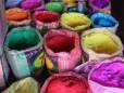 Paint Powder in preparation for Holi in Jaipur