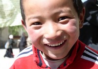 A cute Tibetan child
