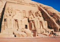 The magnificent temple of Abu Simbel in Egypt