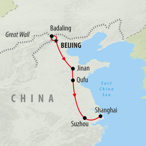 Jinan China Map