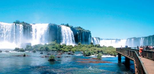 The ever popular Iguazu Falls as seen on many of our South America tours