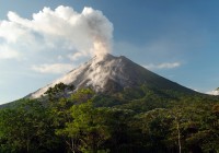 Arenal Volcano smoking away - a highlight of our Costa Rica private tours.