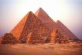 The Pyramids of Giza in Egypt - the only remaining Ancient Wonder of the World