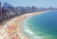 A popular beach in Rio De Janeiro - always full of sun worshippers. Chill out here on a Brazil tour.