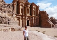 Ad-Deir (more commonly known as the Monastery) in the Petra hills