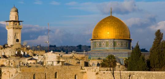 View over the old city of Jerusalem