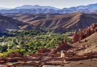 The beautiful scenery of Gorge Du Dades
