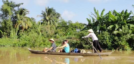 Rowing the Mekong