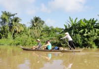 Cruising through the iconic Mekong Delta in Southern Vietnam.