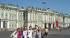 A group outside the Winter Palace in St Petersburg