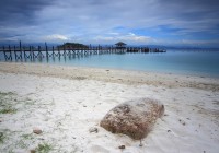 Beautiful Manukan Island seen on out Borneo Tours