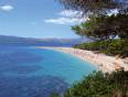 Zlatni Rat beach (Golden Horn) in Bol on the island of Brac