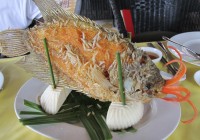 Taste the famous elephant fish in the Mekong Delta on at the end of our Vietnam Tours.