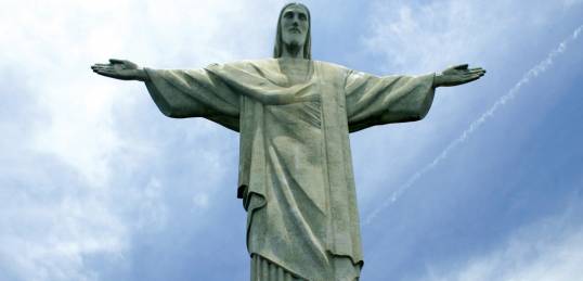 Christ the Redeemer looks over the city of Rio de Janiero - a highlight of our Brazil Tours
