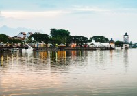 The tranquil waters around Cat City - Kuching in Borneo.
