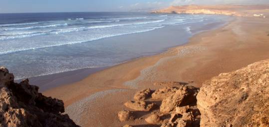 A gorgeous beach in Morocco