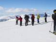 Skiing on the Russian slopes of the Ural Mountains