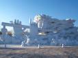 Snow sculpture