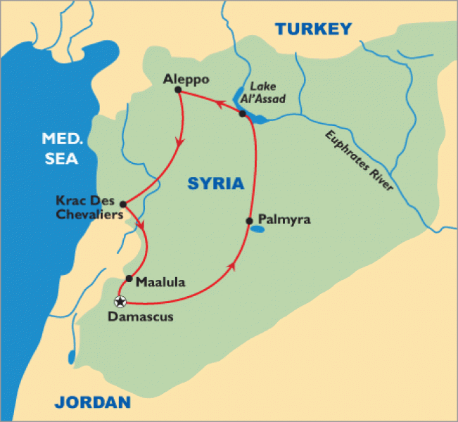 Map Of Lebanon Syria Jordan. Uncover Syria!