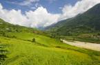 The rolling hills of beautiful Sapa in Northern Vietnam