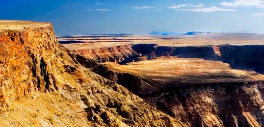Spectacular Fish River Canyon in Southern Namibia